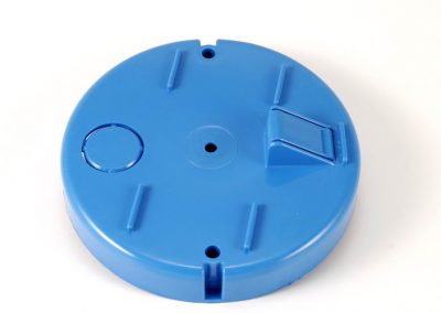 Blue Electrical Cover Plastic Application