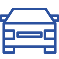 Automotive Icon Blue