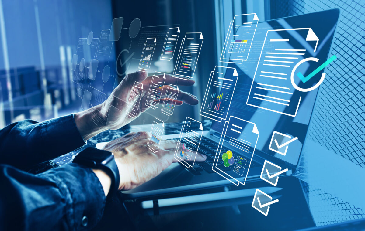 Electronic documents with automation management system.